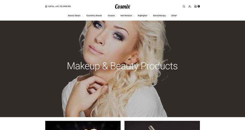 Cosmix - Cosmetic and Beauty Store PrestaShop Theme