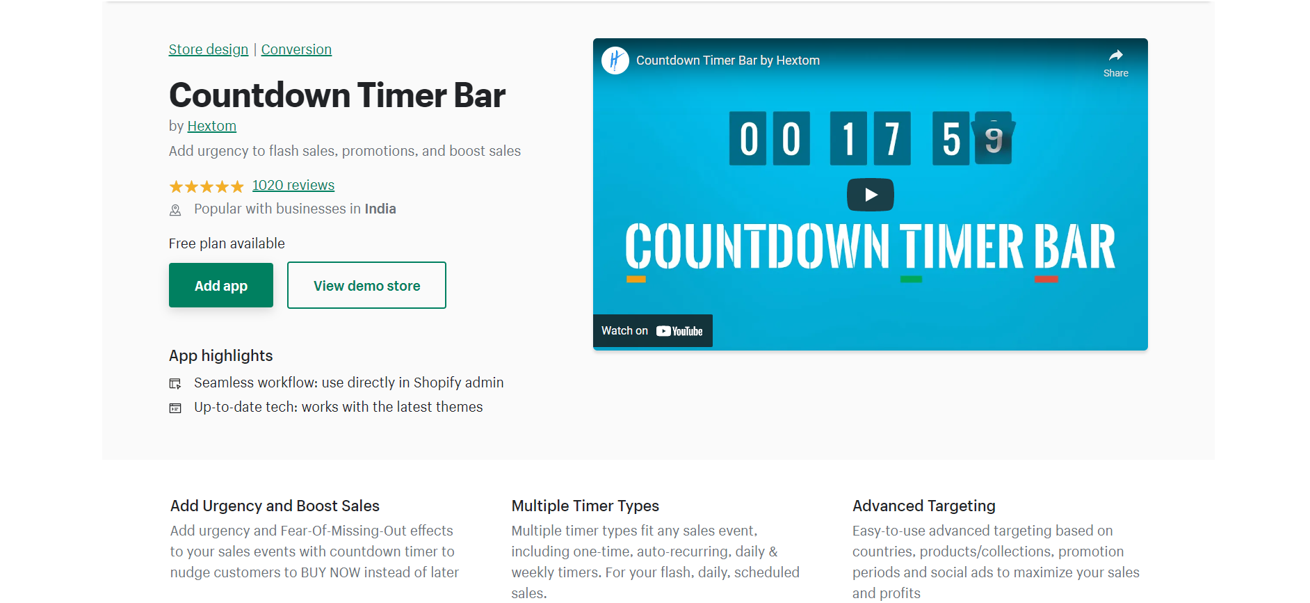 Countdown Timer Bar