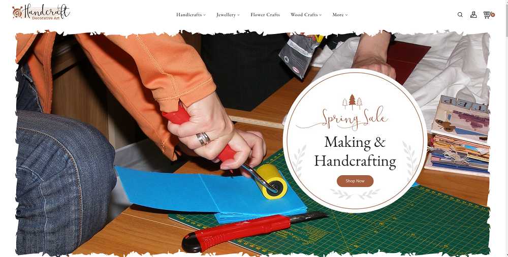 Crafter – Handcraft Decorative Art OpenCart Store