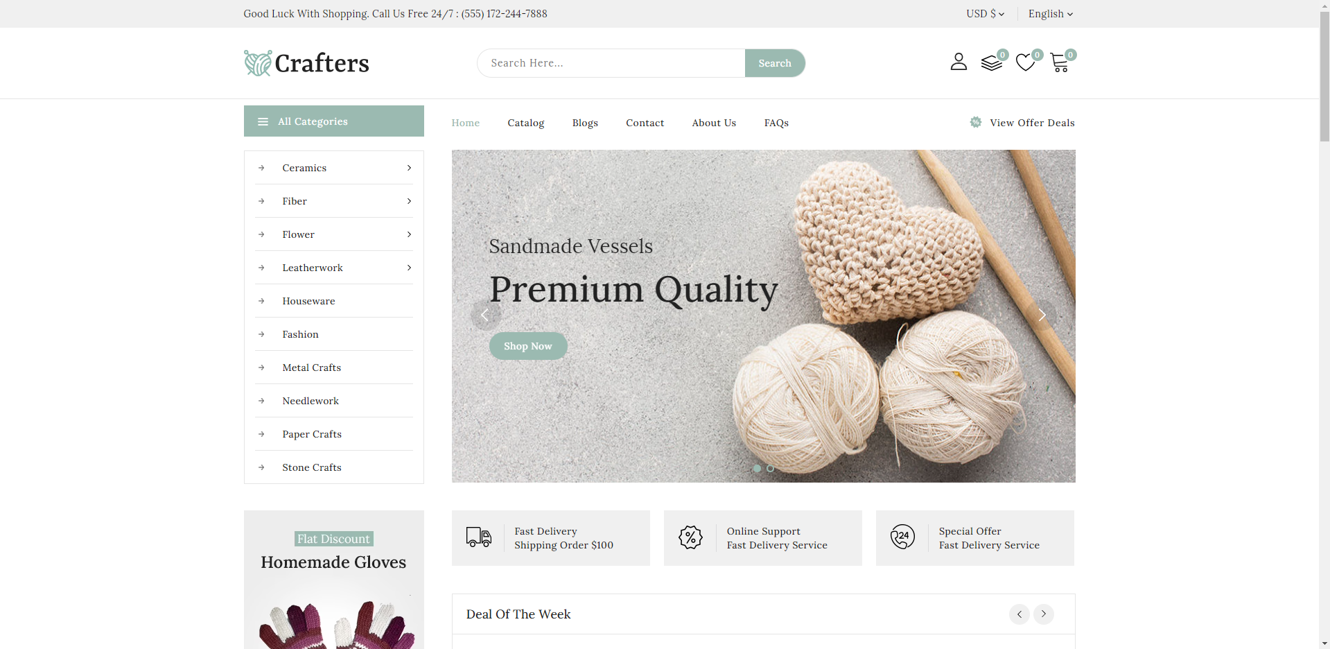 Crafter - Art and Furniture Shopify Theme