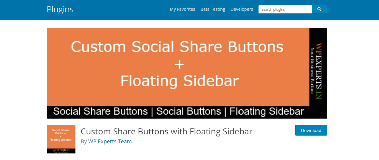 WordPress social media share plugins