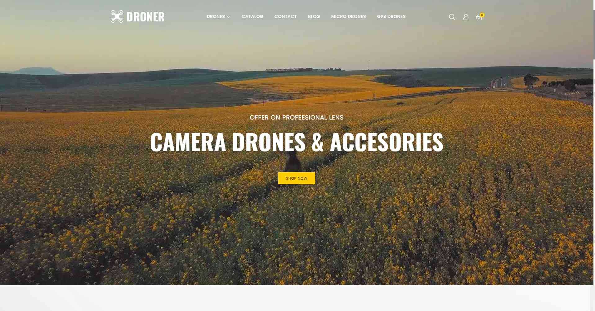 Droner-Drone-Camera-Shopify-Theme