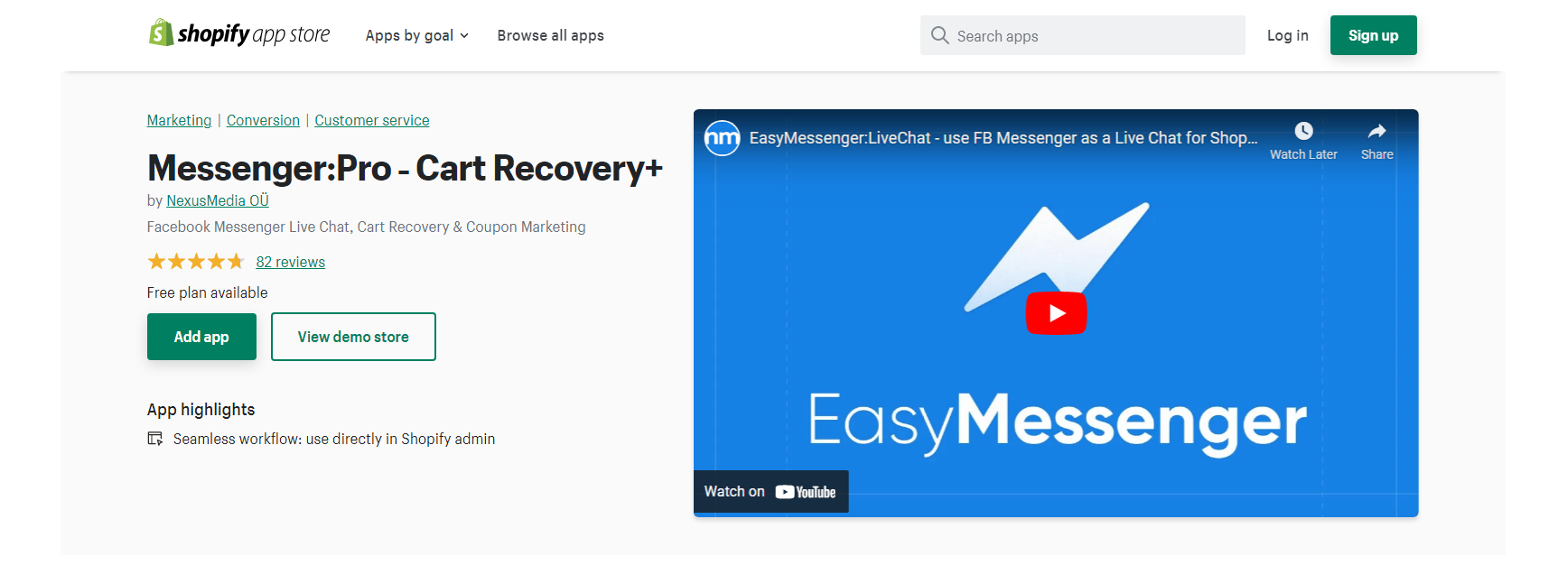 Messenger Pro - Shopify Live Chat app