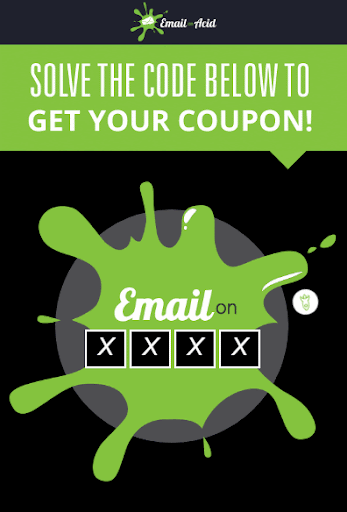 Email Coupon for eCommerce marketing