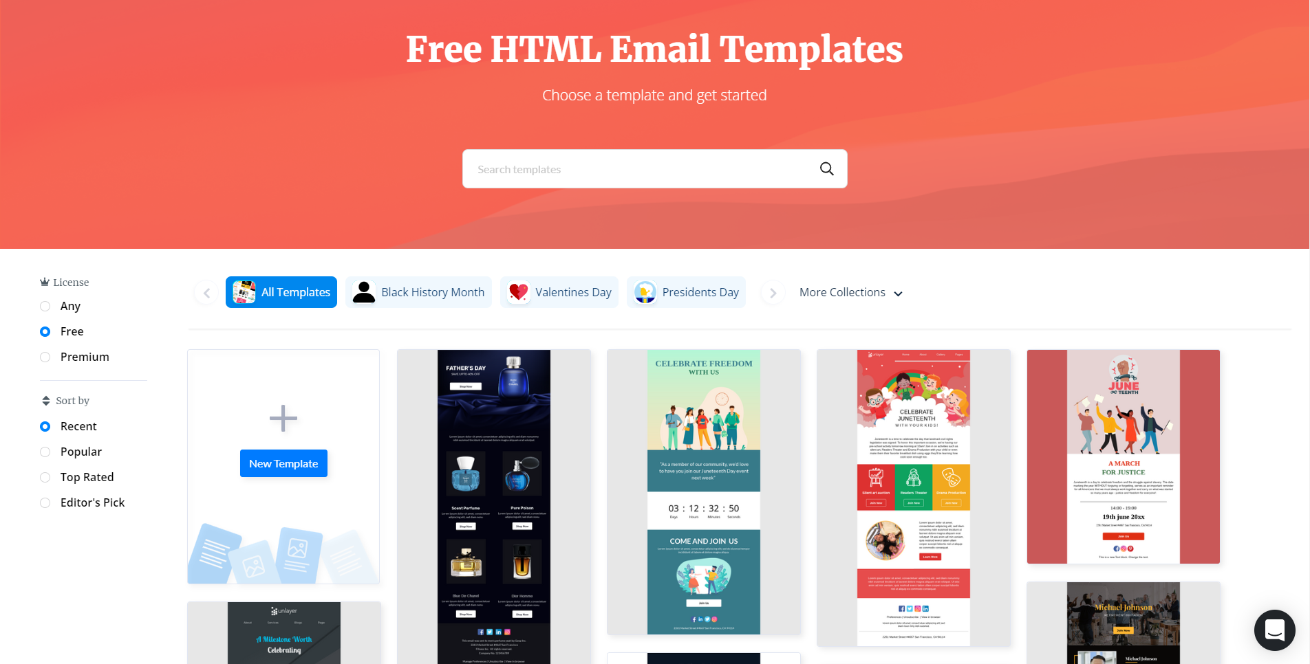 Email Monster - Free Email Template Builders