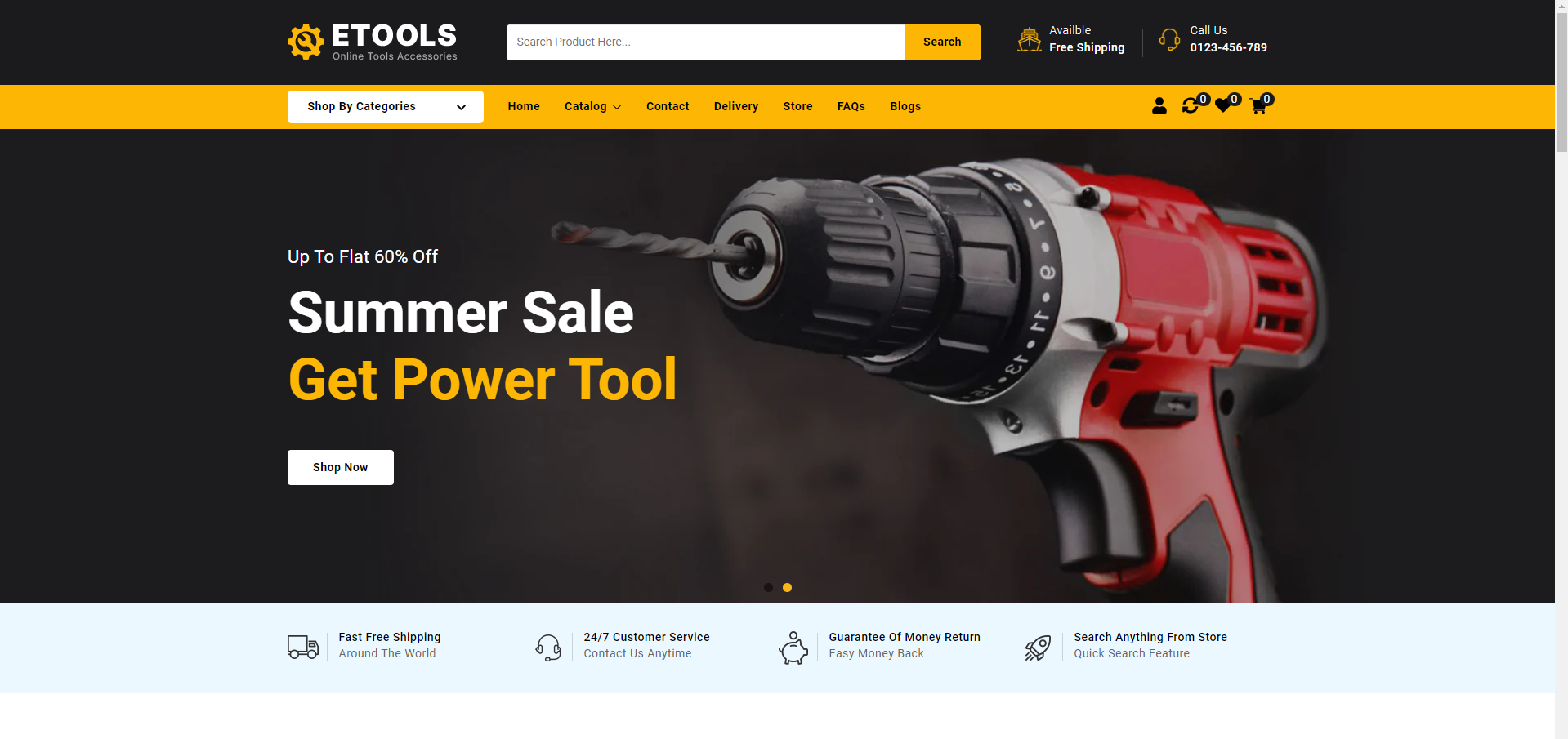 Etools - Power and Hand Tools Shopify Theme