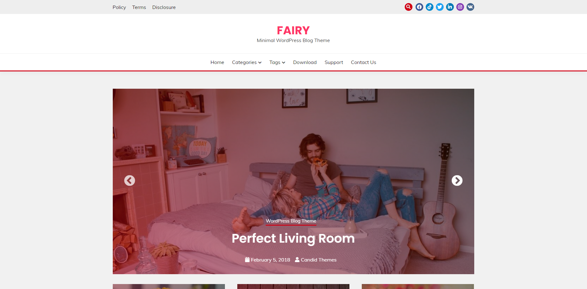 Fairy - free WordPress blog themes