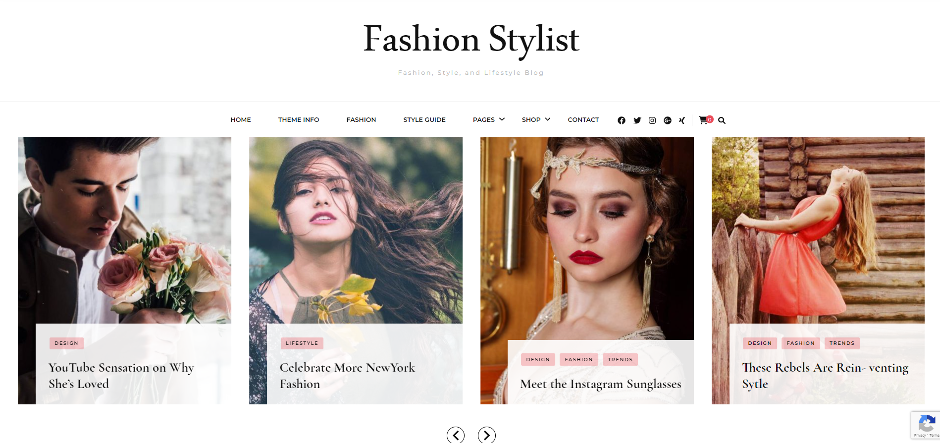 Fashion Stylist - Fashion WordPress Theme