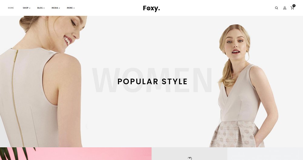 Foxy - Fashion WooCommerce Themes
