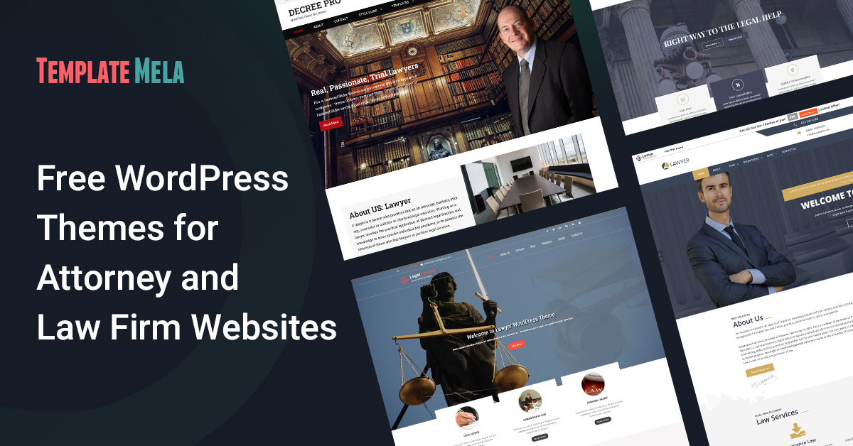 Free wordpress theme for attorney and law firm websites