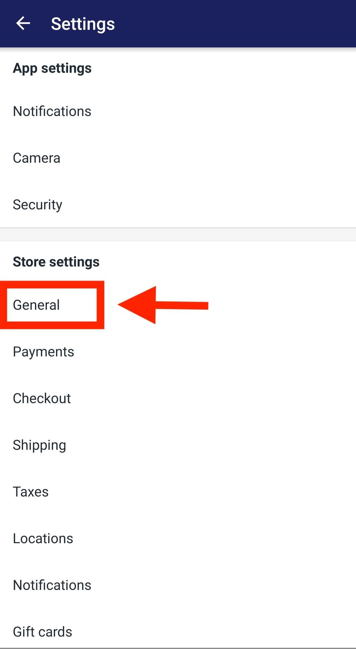 general setting