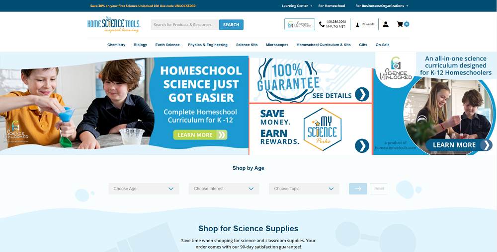 home science tools