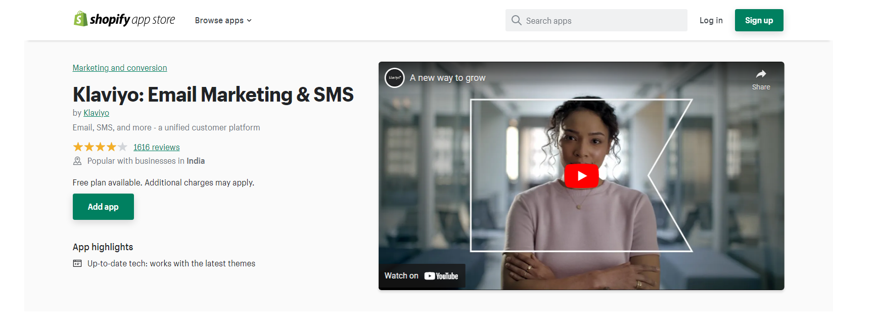 Klaviyo - shopify sms marketing