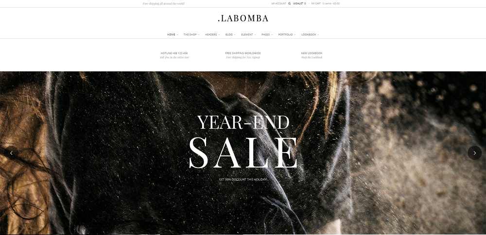 Labomba Responsive Multipurpose WordPress Theme