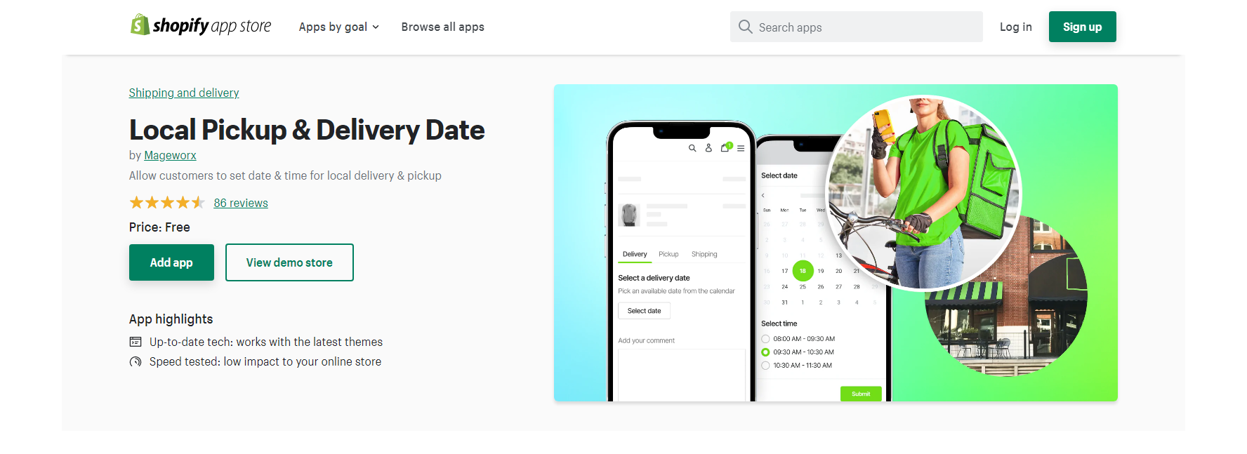 Local Pickup - shopify delivery date apps