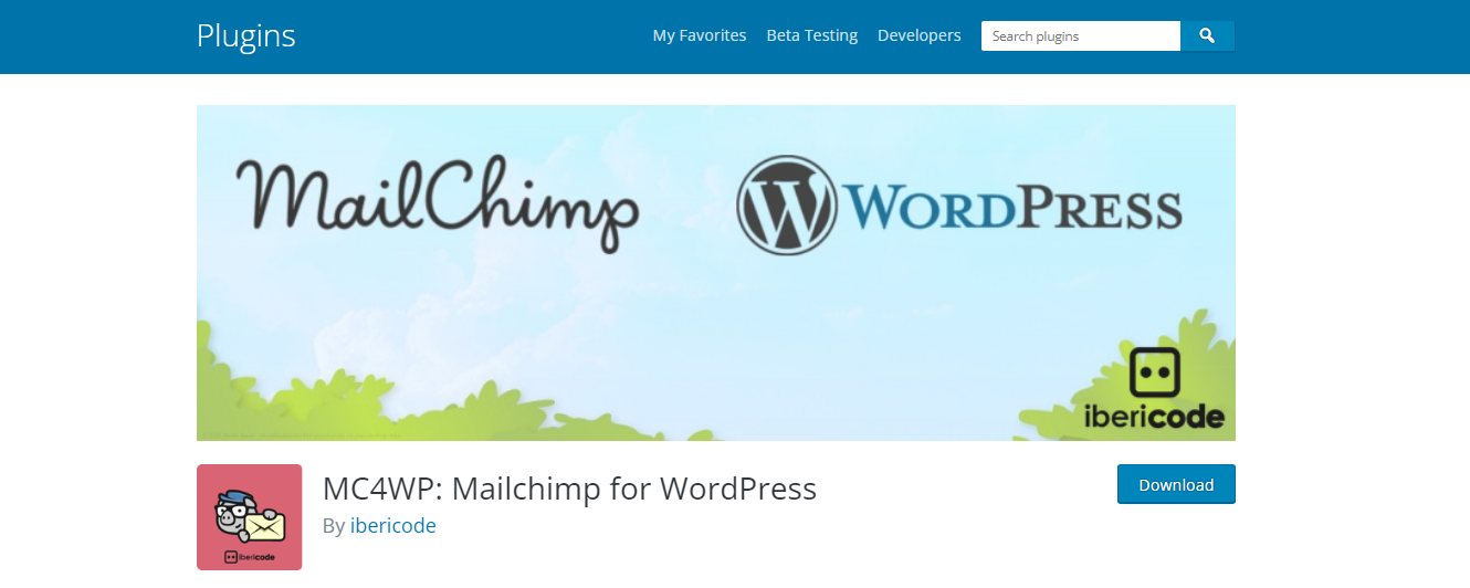 MailChimp - wordpress newsletter plugins