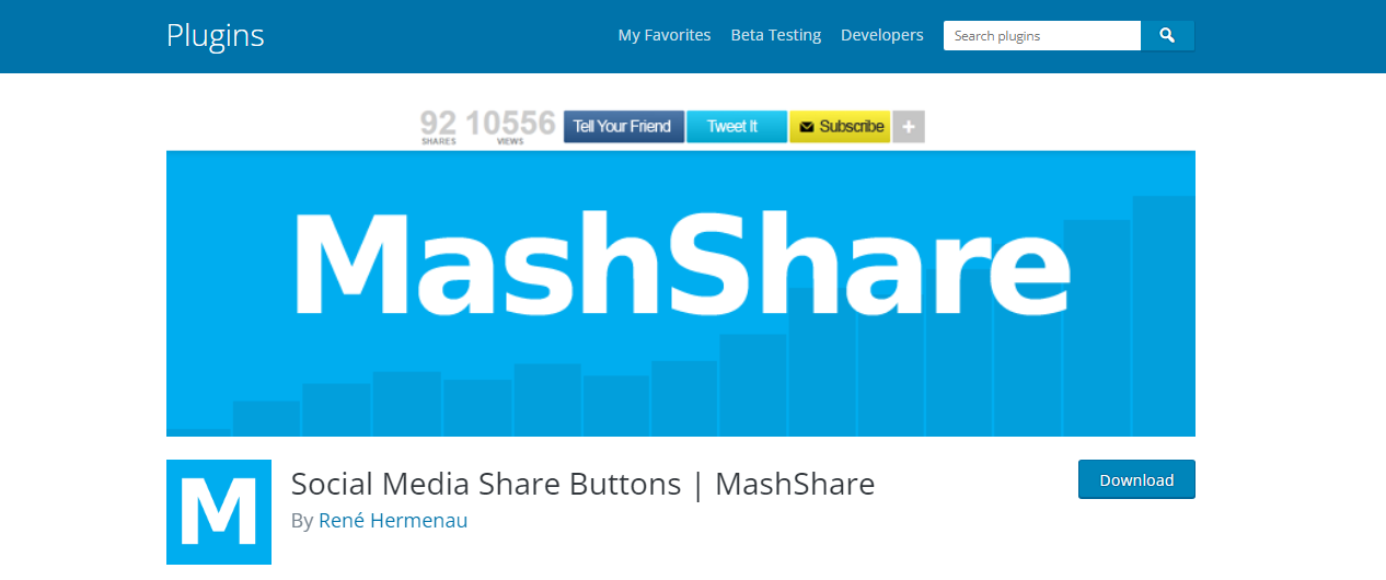 WordPress social media share plugins