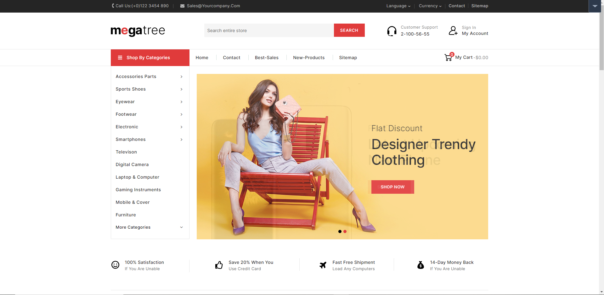 Megatree - Multipurpose Mega Store PrestaShop Theme