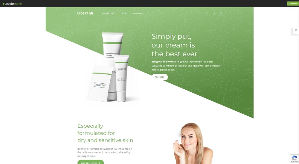 Moist Single Product Shopify Theme