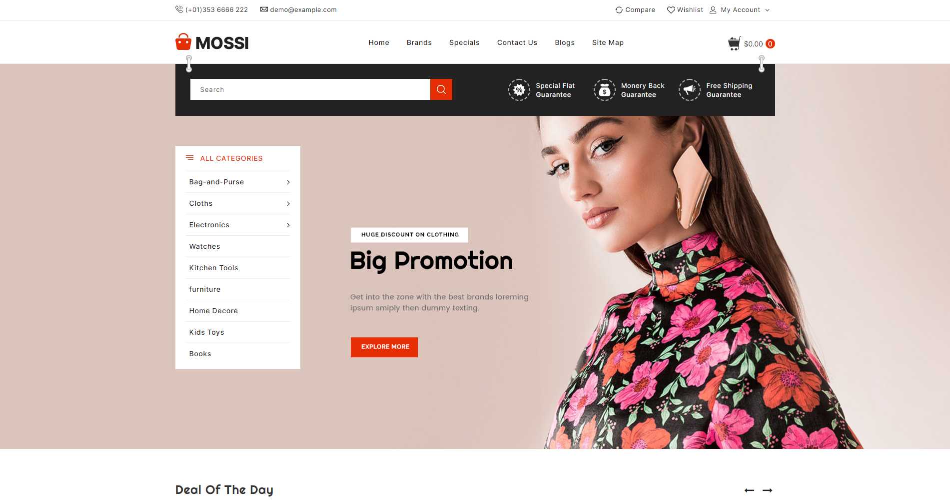 Mossi_ Fashion and Accessories OpenCart Theme