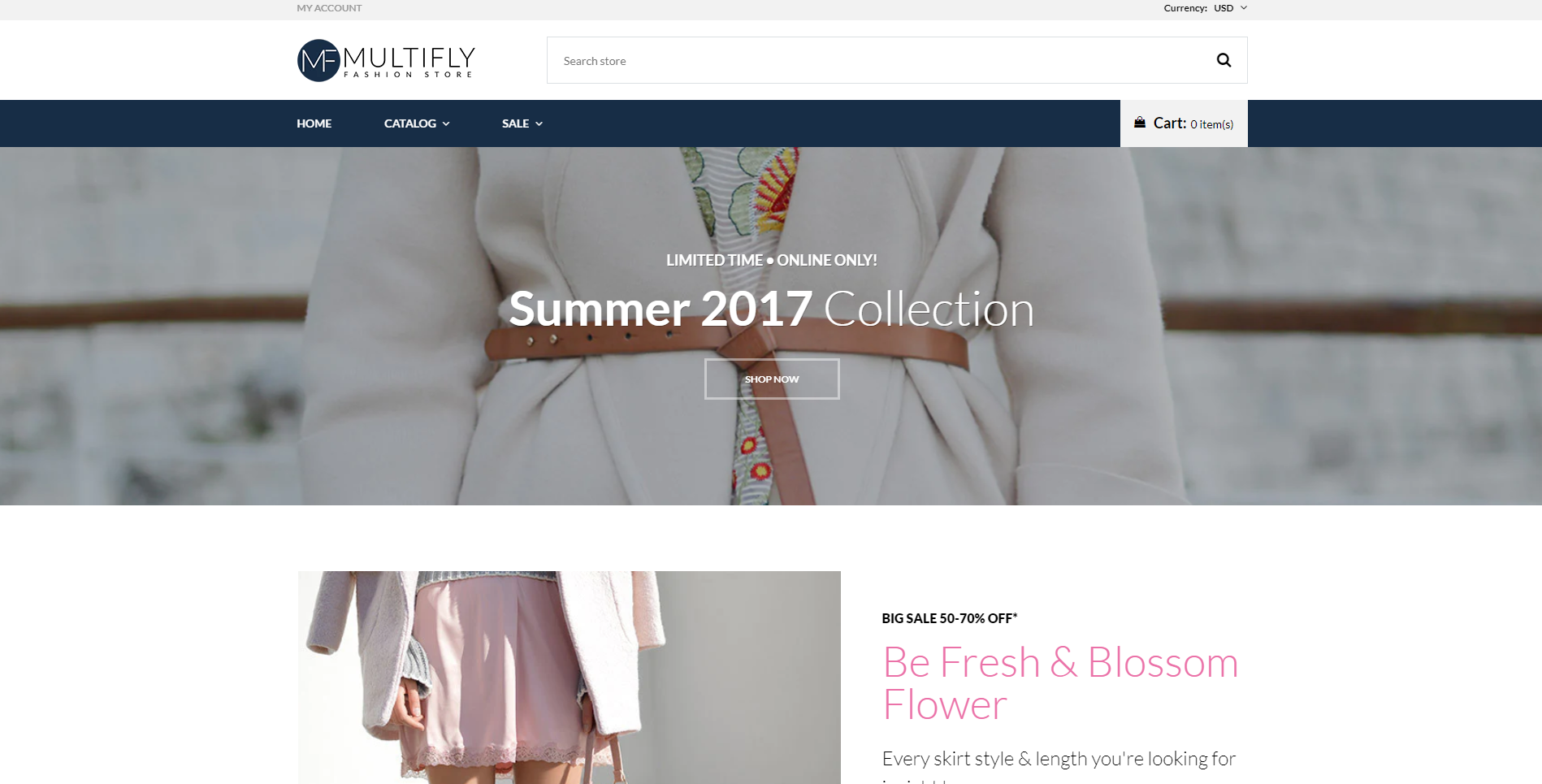 Multifly - free shopify themes