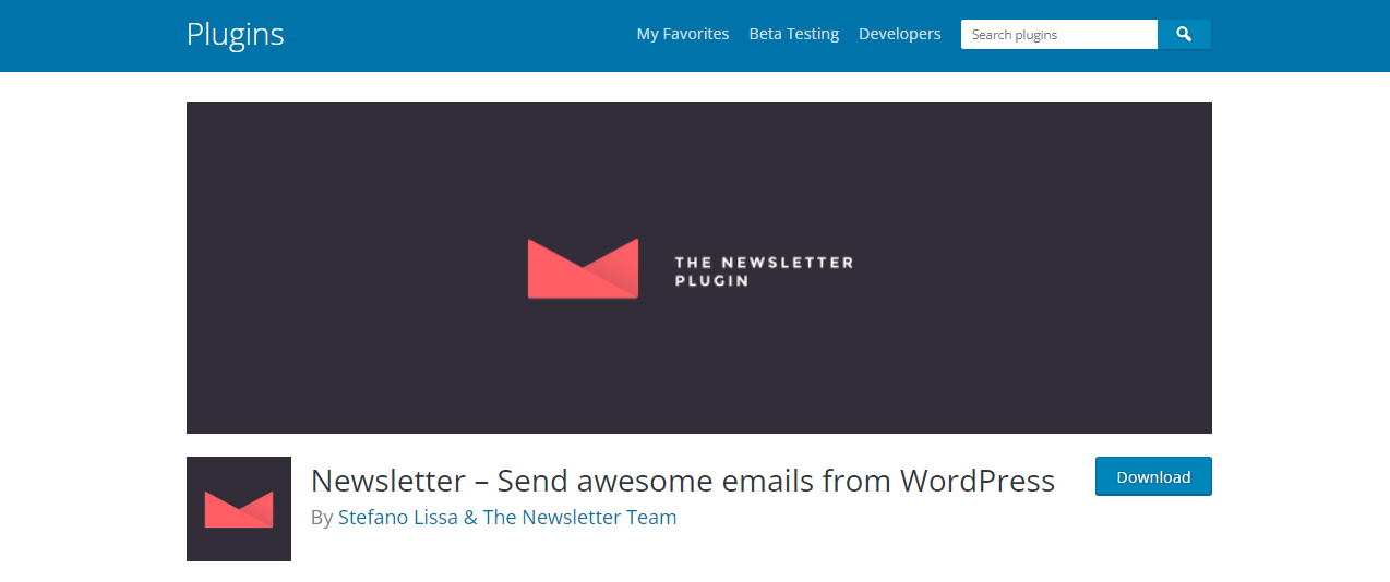 Newsletter - wordpress newsletter plugins