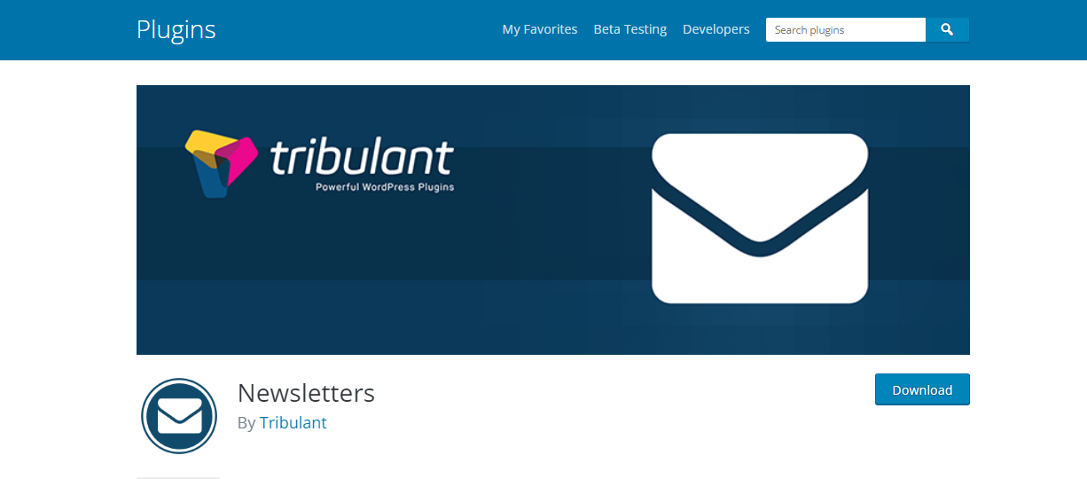 Newsletters Tribulant - wordpress newsletter plugins