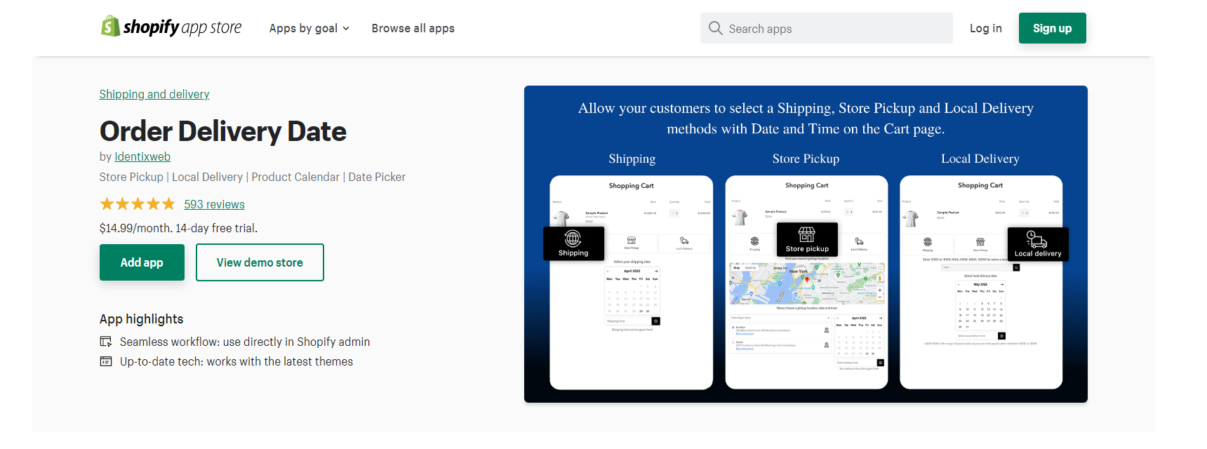 Order Delivery Date - shopify delivery date apps