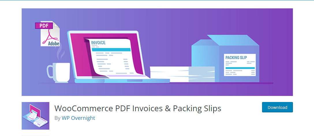 Woocommerce Plugin - WooCommerce PDF invoices & Packing Slips