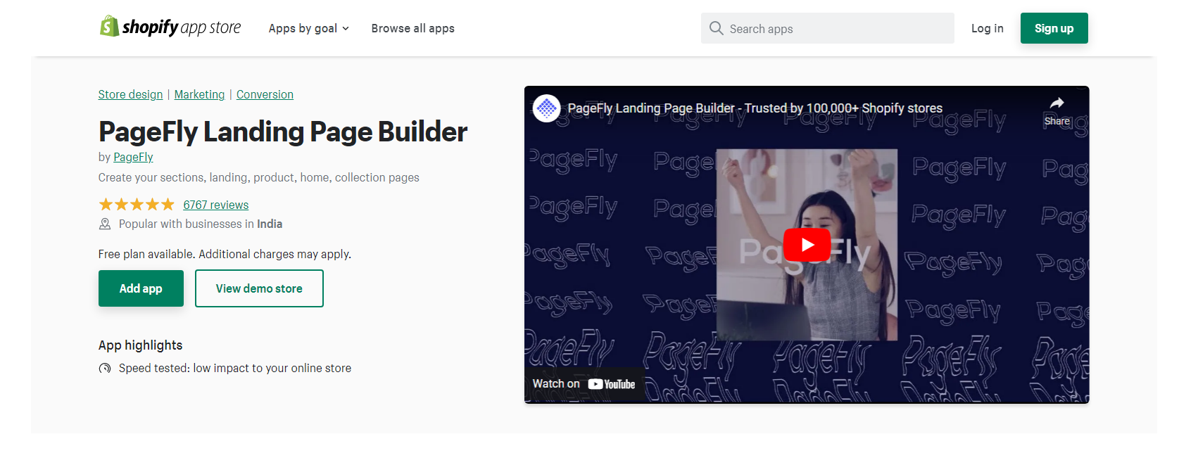 PageFly - Shopify page builder