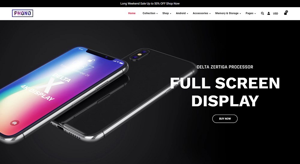 Phono Online Mobile Store and Phone Shop Shopify Theme