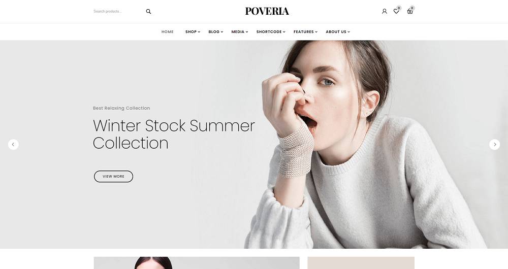 Poveria - Fashion WooCommerce Theme