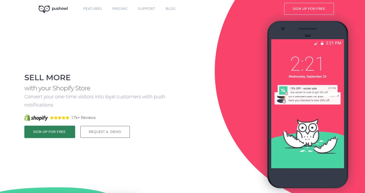 PushOwl Web Push Notifications for your Shopify