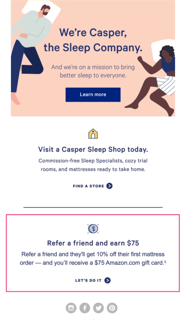 Referral Email Campaign