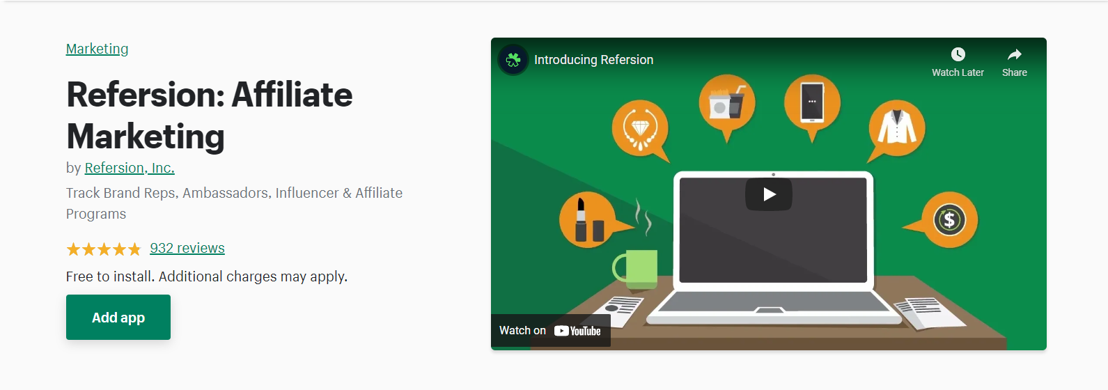 Refersion - Affiliate Marketing Apps