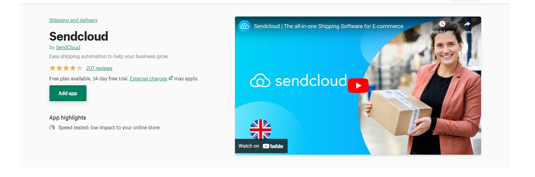 Sendcloud - Shopify Returns Apps