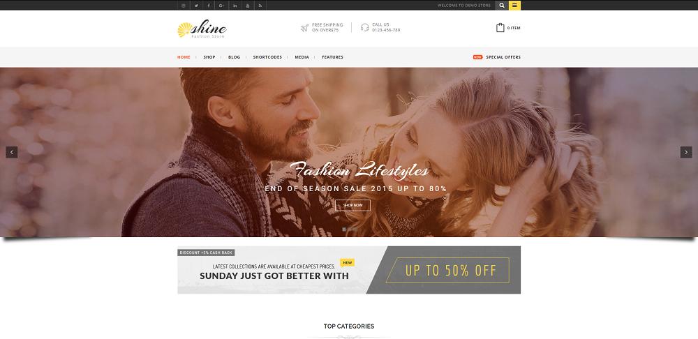 Shine WooCommerce Responsive Theme