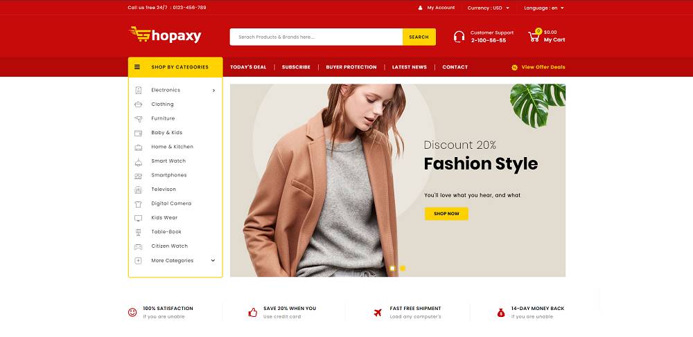 Shopaxy_ Multipurpose Store PrestaShop Theme