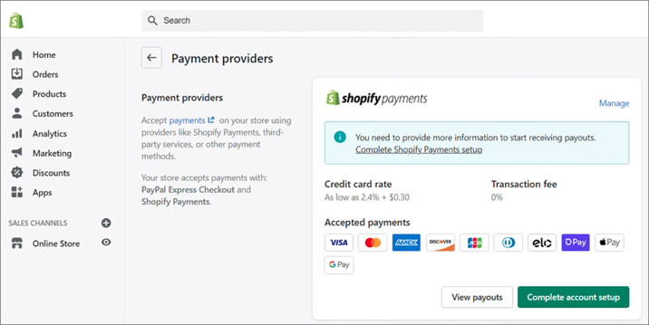 Shopify Payment Process