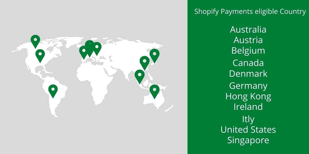 Shopify Payments eligible country