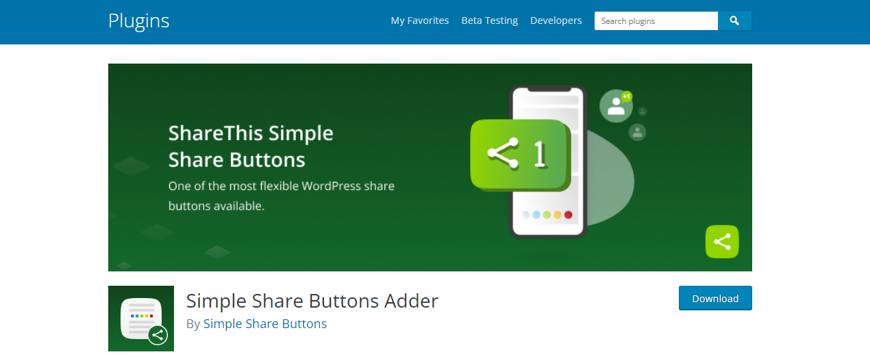 WordPress social media share plugins