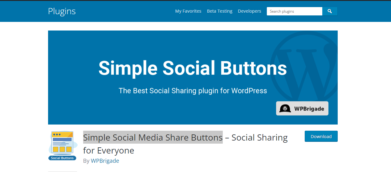 WordPress social media share plugins