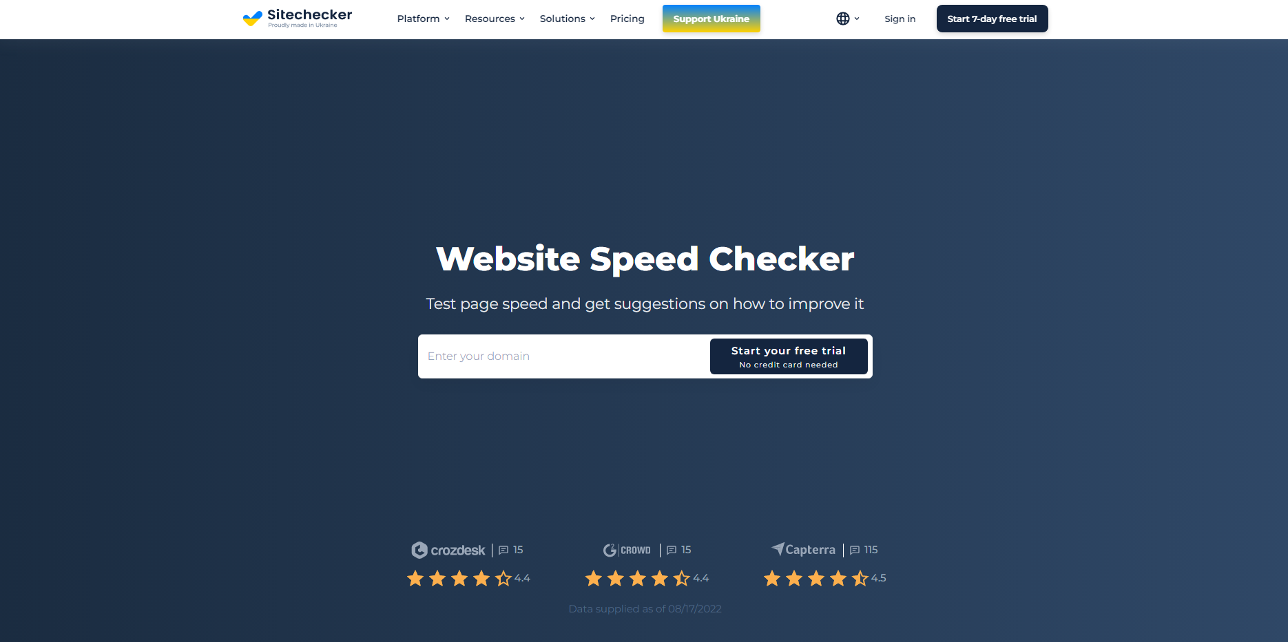 Sitechecker - Website Speed Test