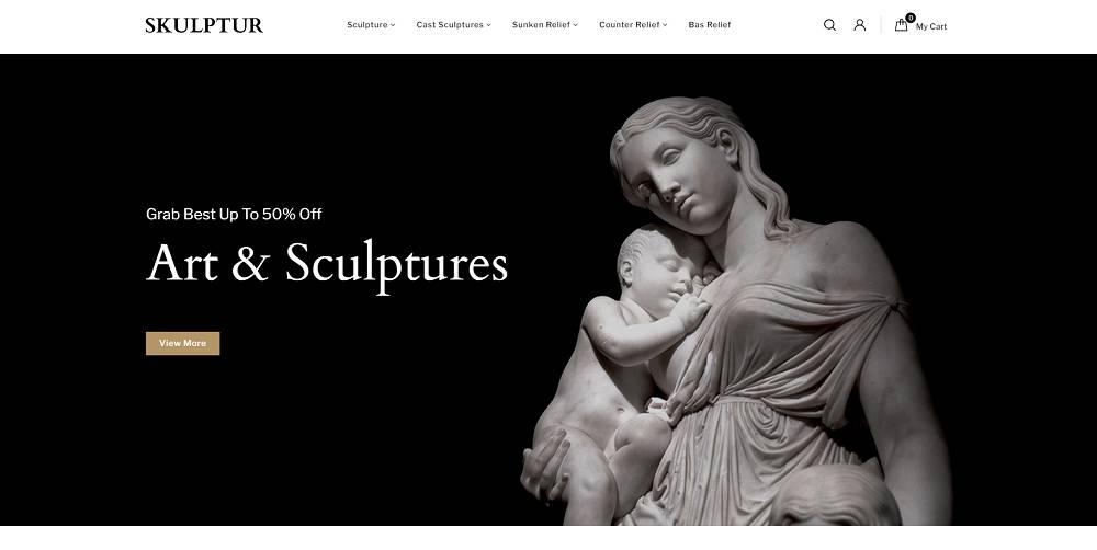 Skulptur – Art and Sculpture Store OpenCart Responsive Theme