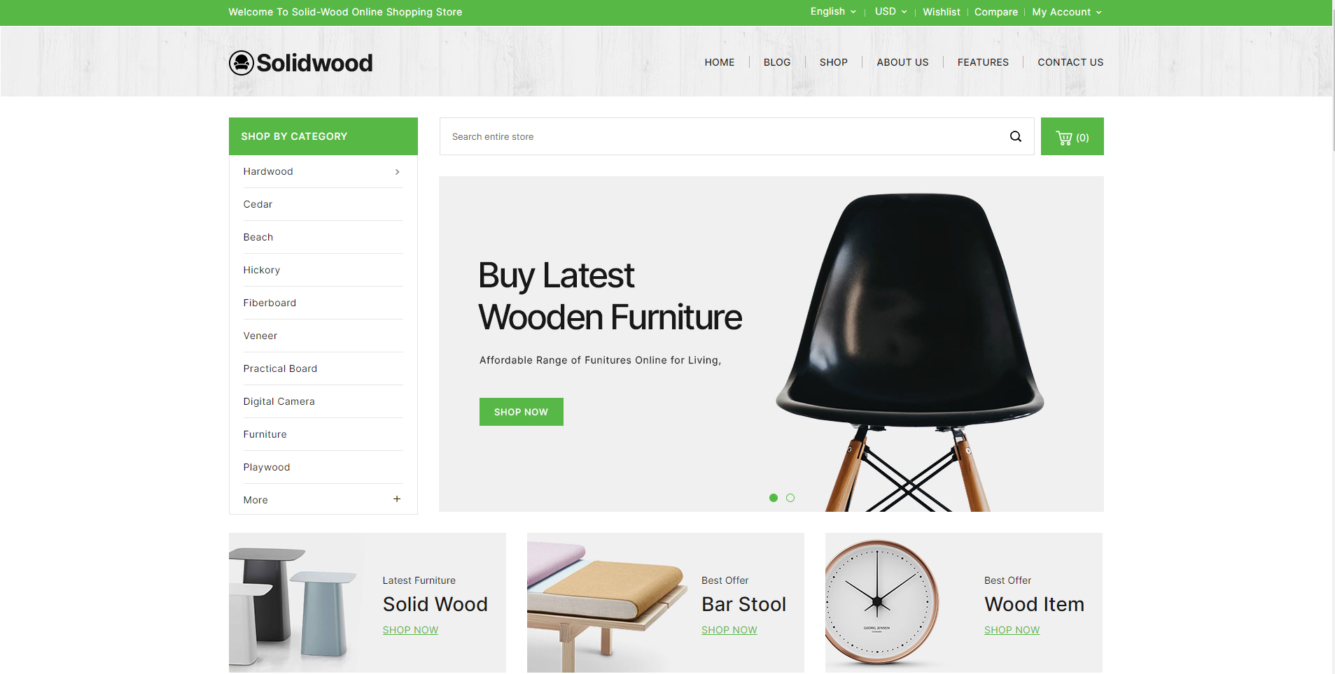 Solid Wood - Furniture Store