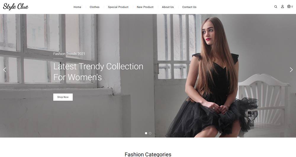 Style Clue Fashion and Accessories Store Template