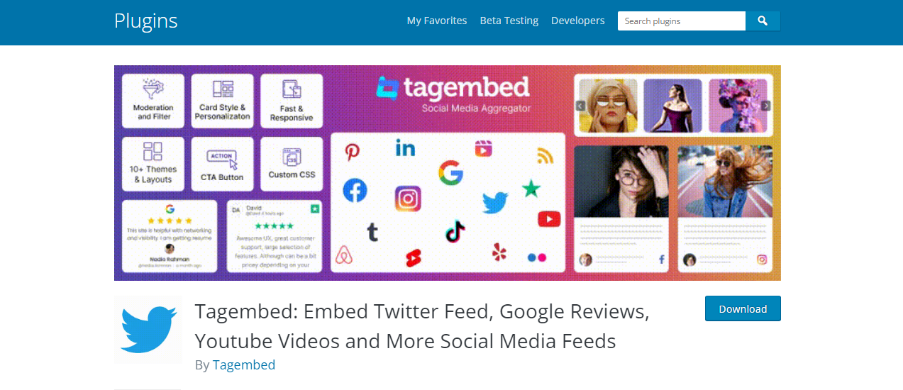 Tagembed - WordPress Instagram Feed Plugins