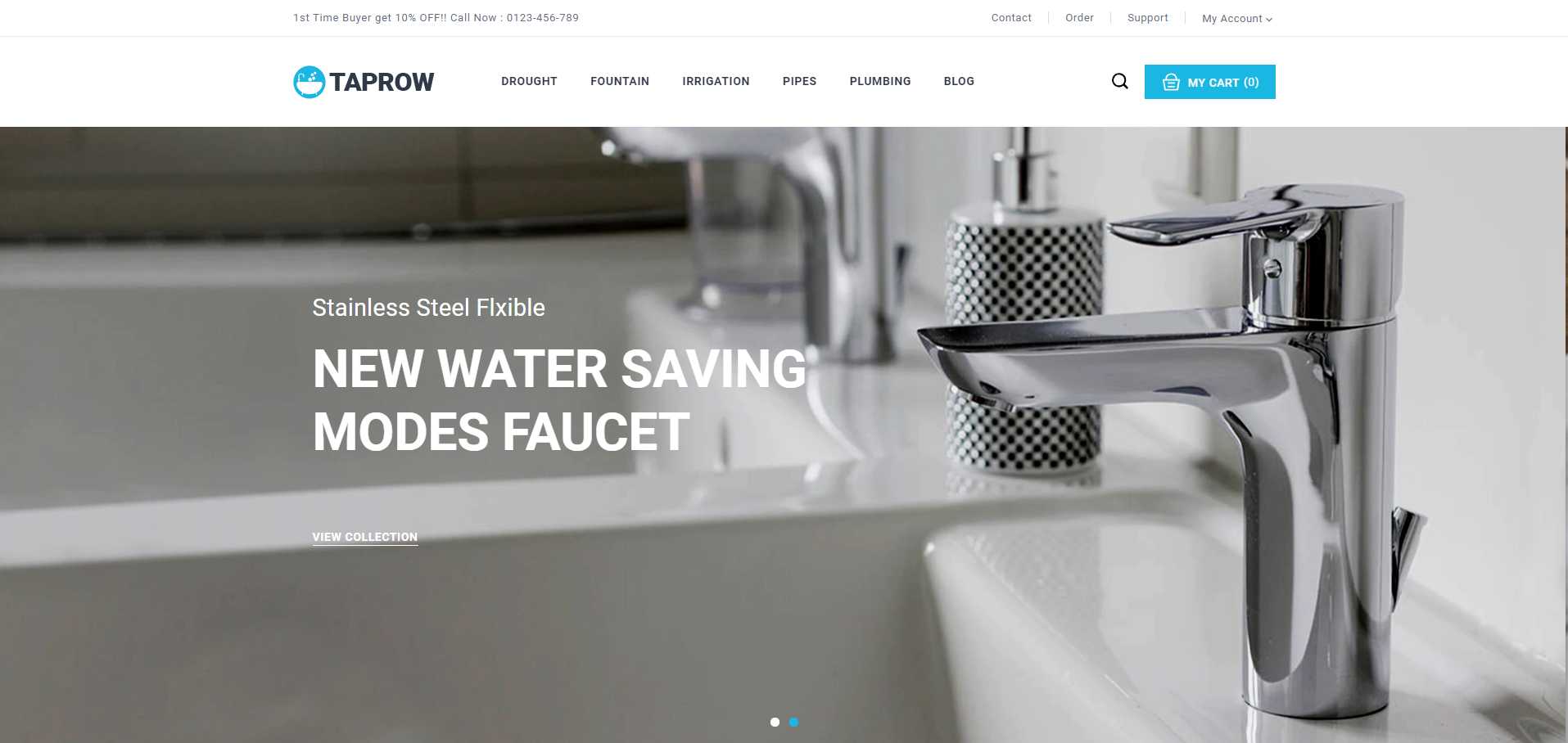 Taprow_ Plumbing, Bathroom and Sanitary Shopify Theme