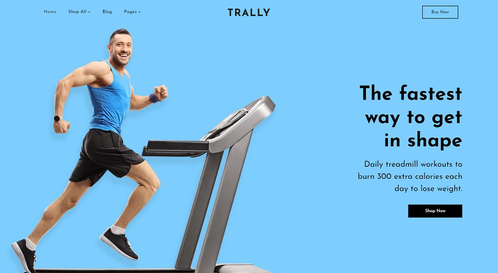 Trally Single Product Shopify Theme