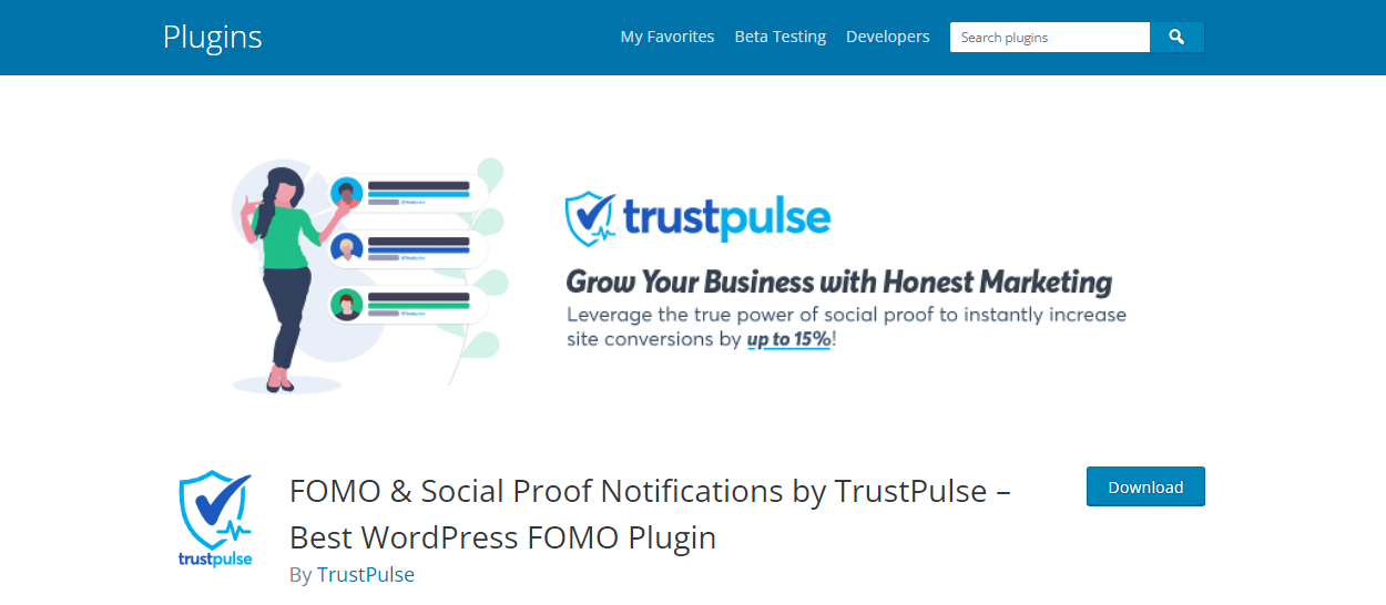 TrustPulse - WordPress popup plugins